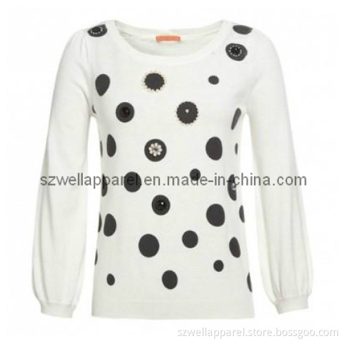 Women Knitted Print Clothes (SZWA-1064)
